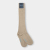 Long Beige Heavy Wool Sport Socks