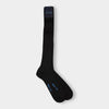 Long Black Wool Socks