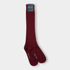 Long Burgundy Heavy Wool Sport Socks