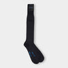 Long Navy Wool Socks