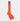 Long Orange Cotton Socks