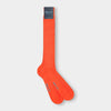 Long Orange Cotton Socks