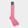 Long Pink Cotton Socks