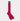 Long Plain Cerise Cotton Socks