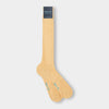 Long Yellow Cotton Socks