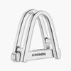 Longmire 18 Carat White Gold Double Stirrup Cufflinks