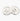 Longmire Sterling Silver Button Chain Linked Cufflinks