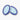 Longmire Sterling Silver Double Oval Blue & Light Blue Enamel Cufflinks