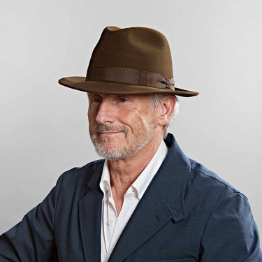 Mid Brown Burlington Trilby