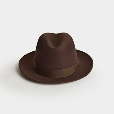 Mid Brown Rivoli Trilby