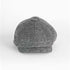 Mid Grey Twill 100% Wool Made In England Gatsby Cap