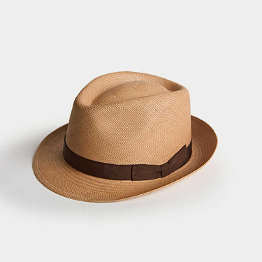 Mocha Soho Trilby Panama