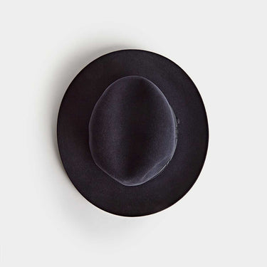 Navy Blue Poet Fedora