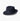 Navy Blue Rivoli Trilby