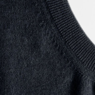 Navy Cashmere Waistcoat