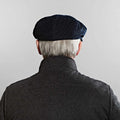 Navy Corduroy Cotton Gatsby Cap