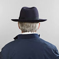 Navy Knightsbridge Fedora