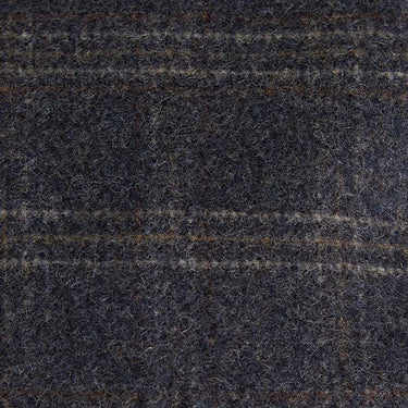 Navy Loden Check Wool & Alpaca Harlem Cap