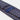 Navy & Orange Small Bean Printed Silk Tie