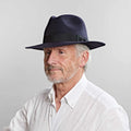 Navy Pioneer Fedora Hat