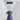Navy & White Daisy Motif Printed Silk Tie