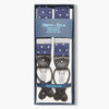 Navy & White Spot Silk Barathea Braces