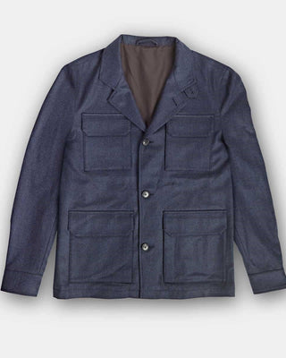 Navy Wool & Cashmere Chianti Jacket