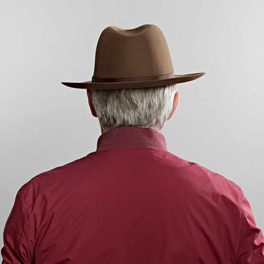 Nogal Brown Jermyn Ligero Fedora