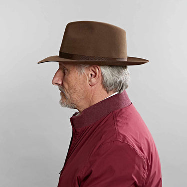 Nogal Brown Jermyn Ligero Fedora