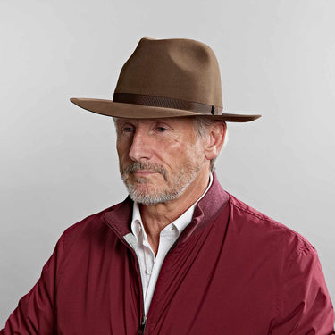 Nogal Brown Jermyn Ligero Fedora