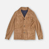 Nut Brown Four Pocket Suede & Cashmere Chianti Jacket