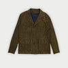 Olive Green Four Pocket Suede & Cashmere Chianti Jacket