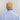 Orange Linen Flat Cap