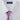 Pale Lilac & White Spot Herringbone Silk Tie
