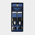 Petrol Blue Pure Wool Boxcloth Braces