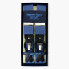 Petrol Blue Pure Wool Boxcloth Braces