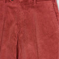 Pink Cotton Corduroy Trousers