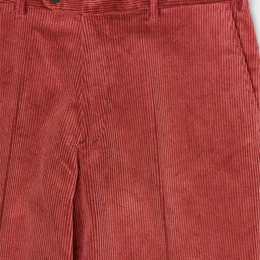 Pink Cotton Corduroy Trousers
