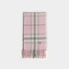 Pink Thomson Tartan Wide Width Cashmere Scarf