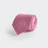Pink & White Spot Herringbone Silk Tie