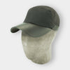 Brown Cotton Bill Cap