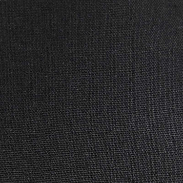 Plain Black 100% Linen Flat Cap