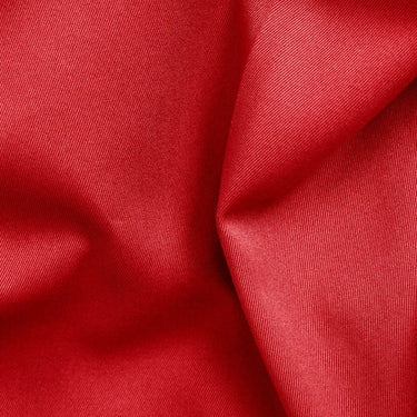 Plain Bright Red Cotton Trousers