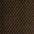 Plain Brown Knitted Cashmere Tie