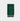 Plain Dark Green Narrow Width Pure Cashmere Scarf