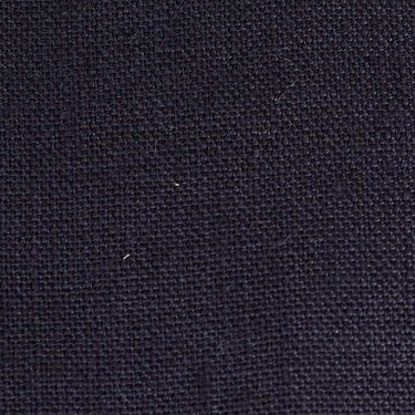 Plain Dark Navy 100% Linen Flat Cap