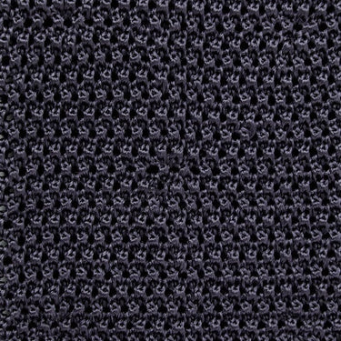 Plain Fumo Knitted Silk Tie