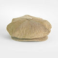 Plain Green Linen Gatsby Cap