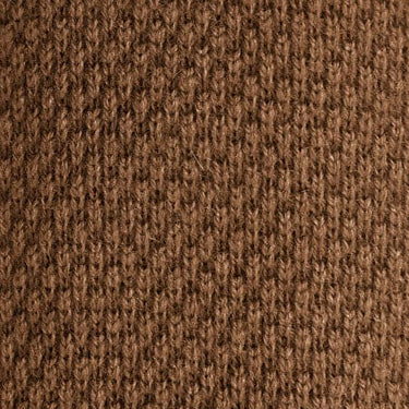 Plain Light Brown Knitted Cashmere Tie