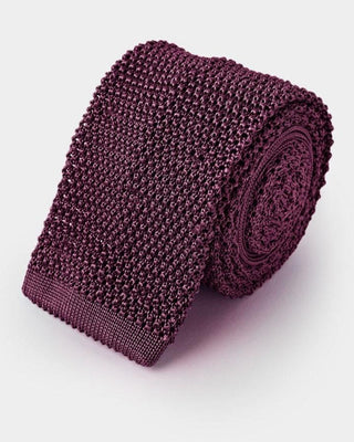 Plain Malvarosa Knitted Silk Tie